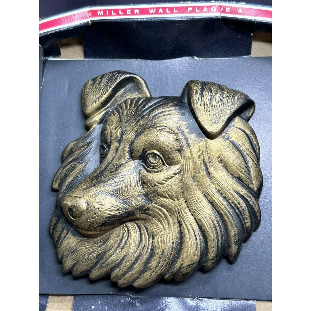 Miller Studios Lassie Collie Dog Puppy Wall Plaque